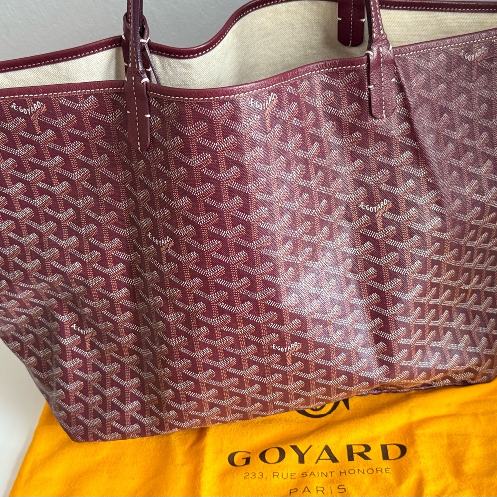 Goyard Burgundy GM Tote Bag